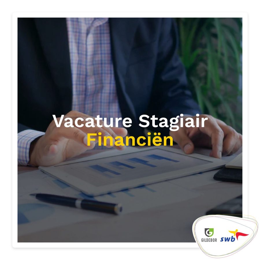 een foto van een man met grafieken en de oproep naar HBO stagiair financiën